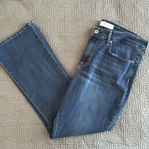 Signature by Levi Strauss Women's Dark Blue Mid-Rise Boot Cut Jeans